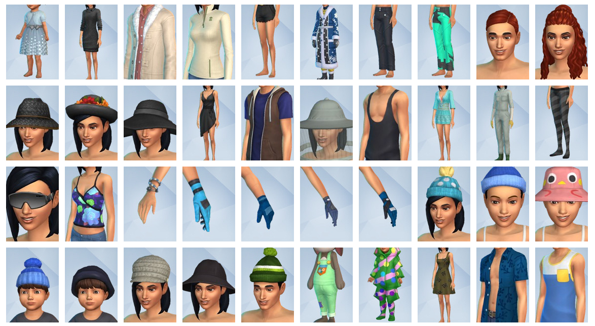 The Sims 4 Stagioni Itemes