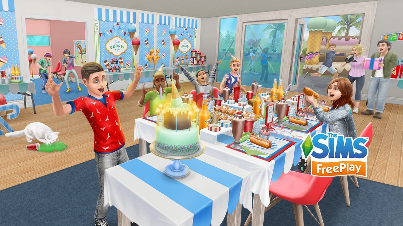 The Sims FreePlay Aggiornamento Festa per bambini