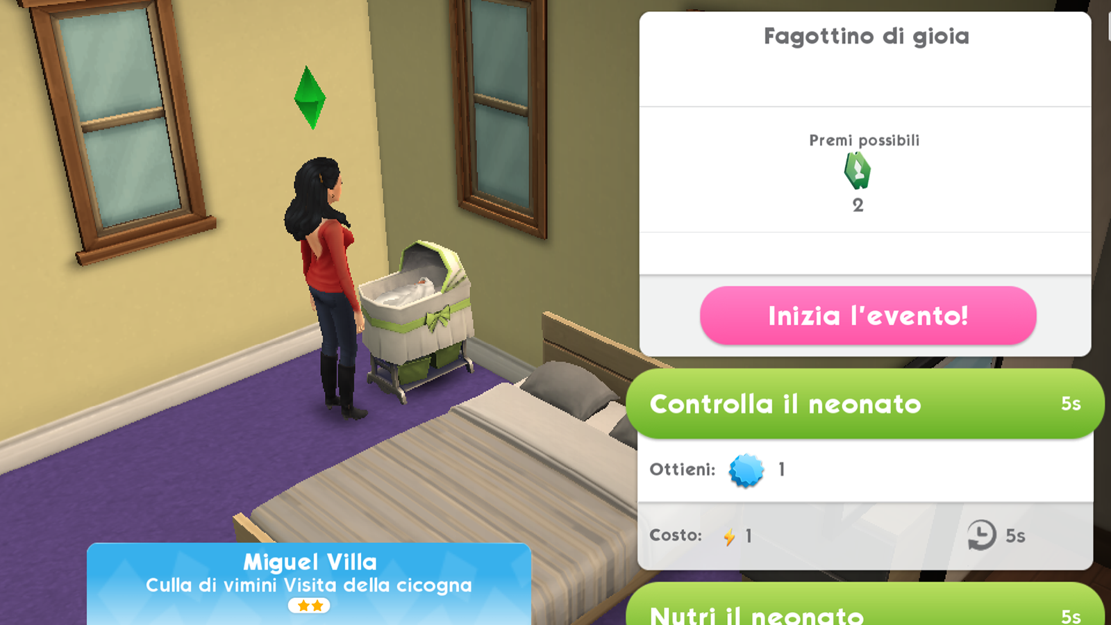 the sims mobile eventi famiglia