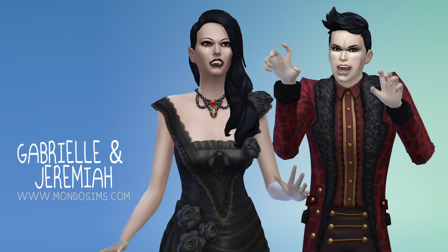 The Sims 4 downloads Gabrielle Jeremiah Blad