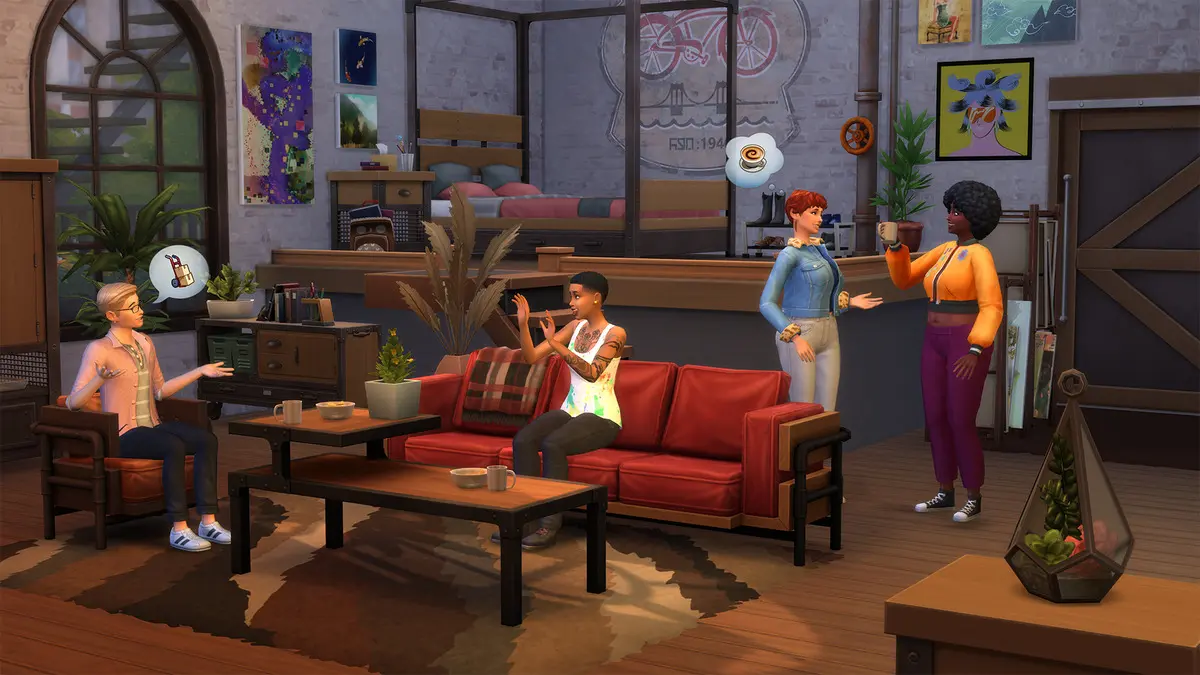 The Sims 4 Loft Industriale Kit