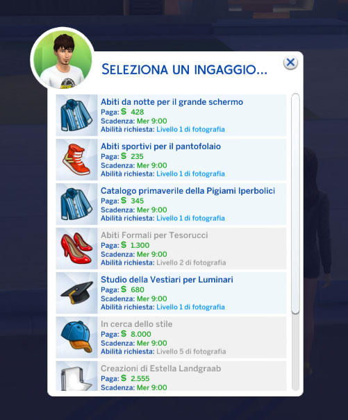 the sims 4 Moschino Stuff review freelancer ingaggio