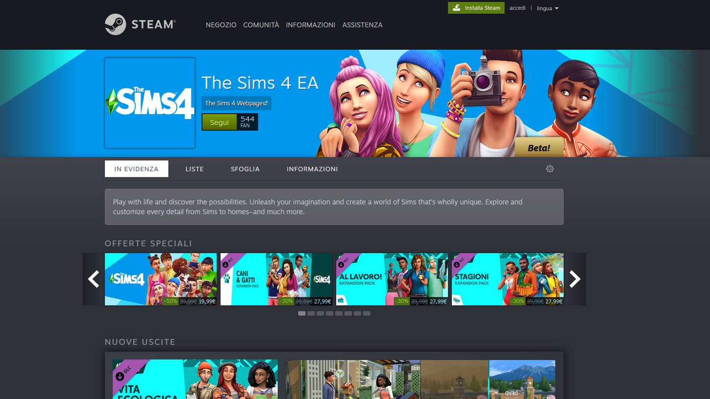 The Sims 4 Steam